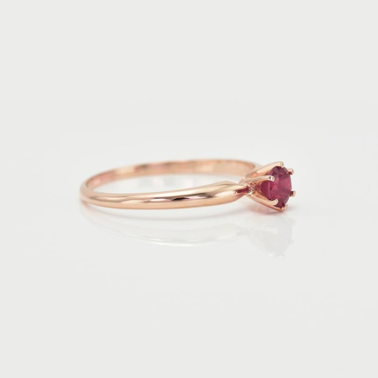 Ring Rosegold mit Rubin 15221