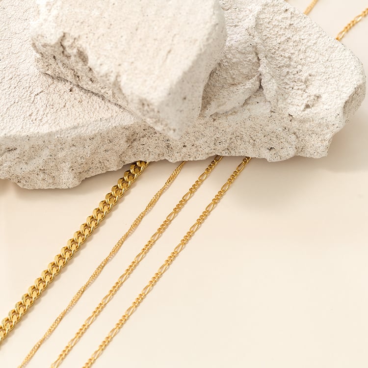 Silberne Singapurkette 42 cm 124451