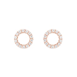 Karma-Ohrringe mit Diamanten Leonas