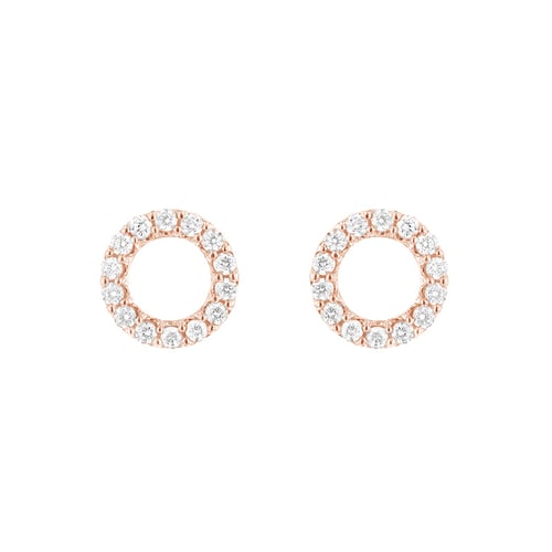 Karma-Ohrringe mit Diamanten Leonas