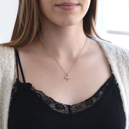 Anhänger in Form einer diamantenen Libelle Tammi