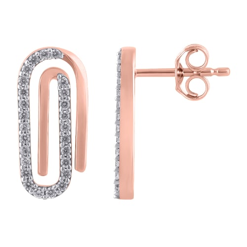 Ohrringe aus Gold mit Lab-Grown Diamanten Tilly