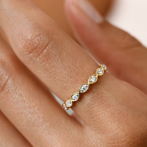 Ring mit Diamanten Evelyn