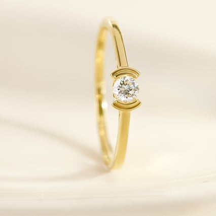 Minimalistischer Ring aus Silber mit Lab Grown Diamanten Otto