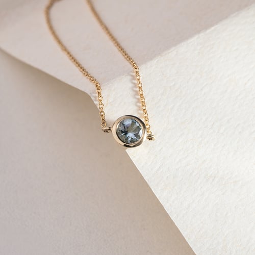 Goldarmband mit Aquamarin Arleth