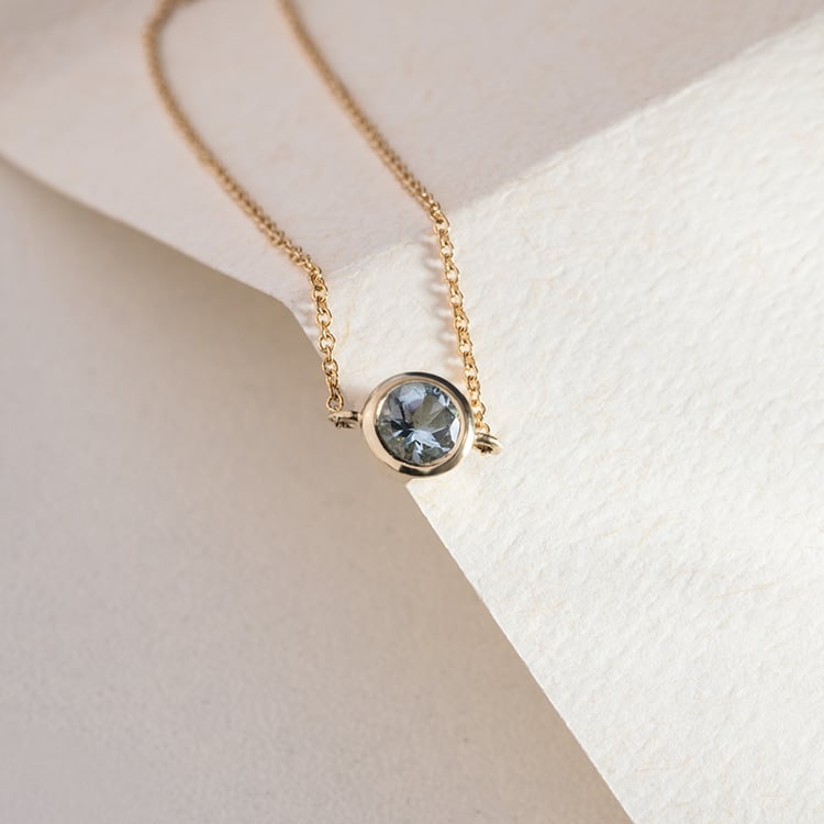 Goldarmband mit Aquamarin Arleth 149033