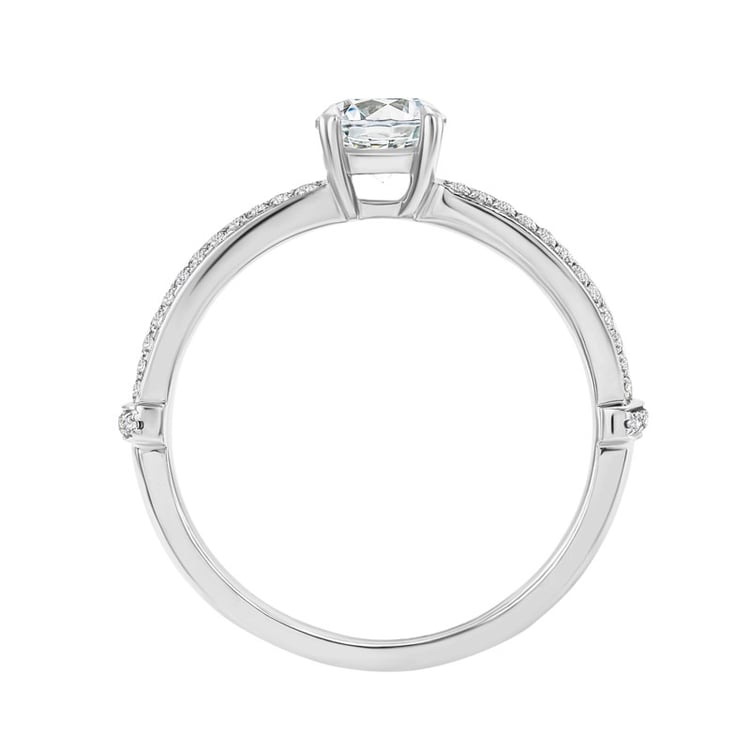 Platinring mit Diamanten 7928