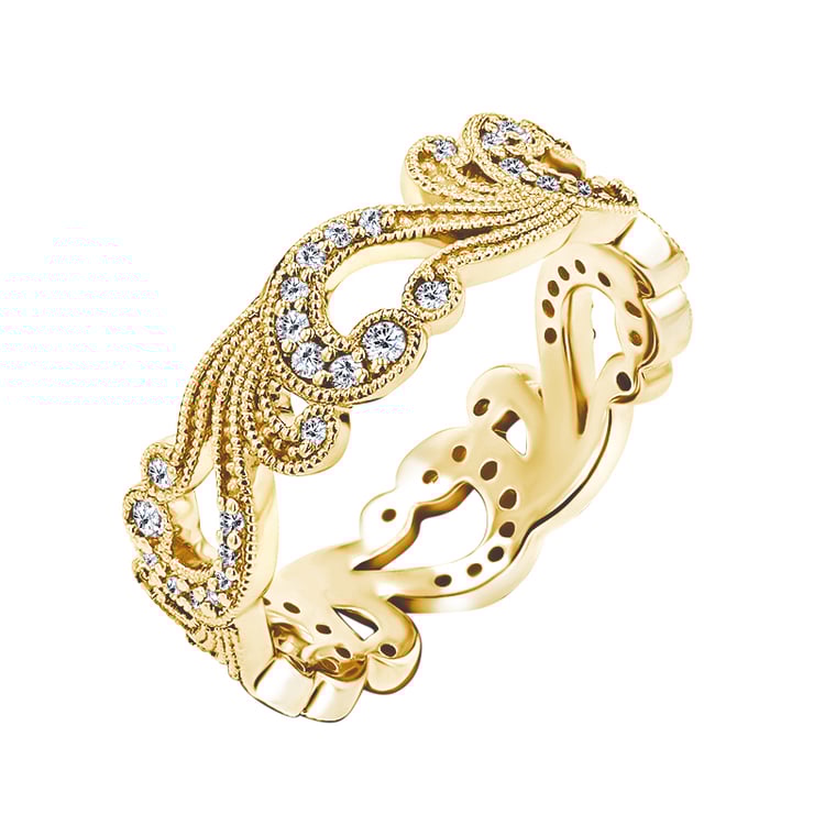 Ring im Vintage-Stil mit Lab Grown Diamanten Christine