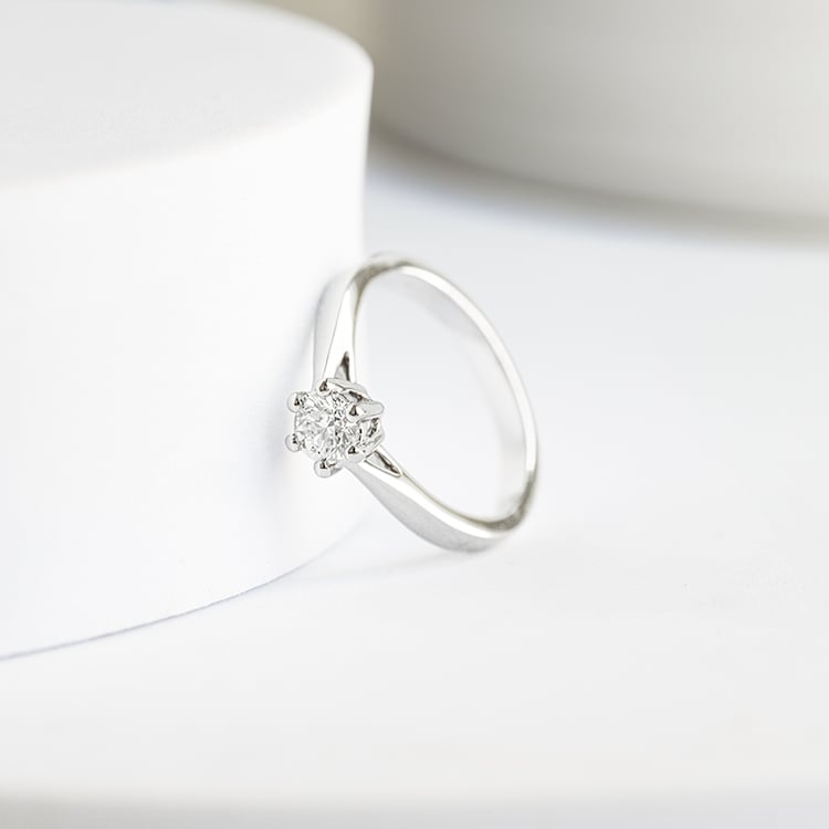 Verlobungsring mit Moissanit Sati 145574