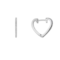 Ohrringe in Herzform mit Lab Grown Diamanten Leia