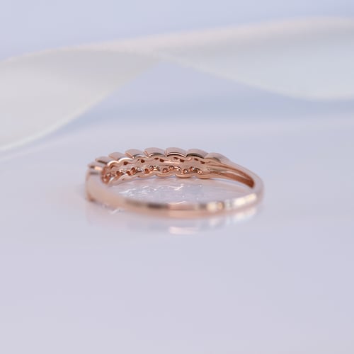 Eternity-Ring mit diamantenen Blättern Aizah