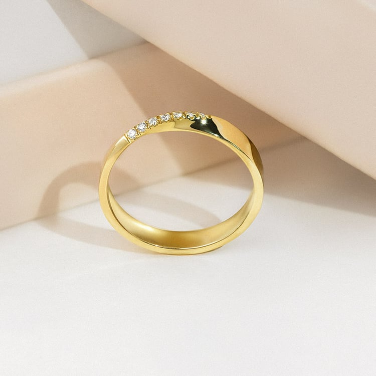 Raffinierter Ring mit lab Grown Diamanten Lasha 154463