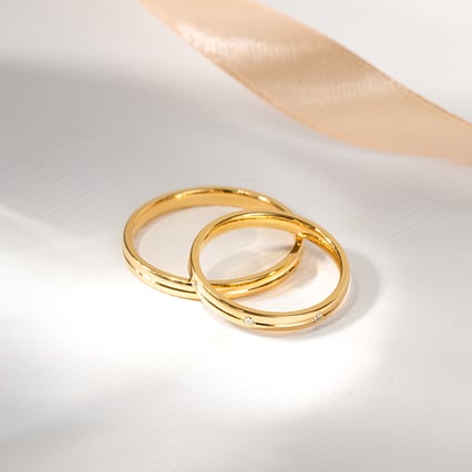 Eheringe aus Gold mit Diamanten Lavori