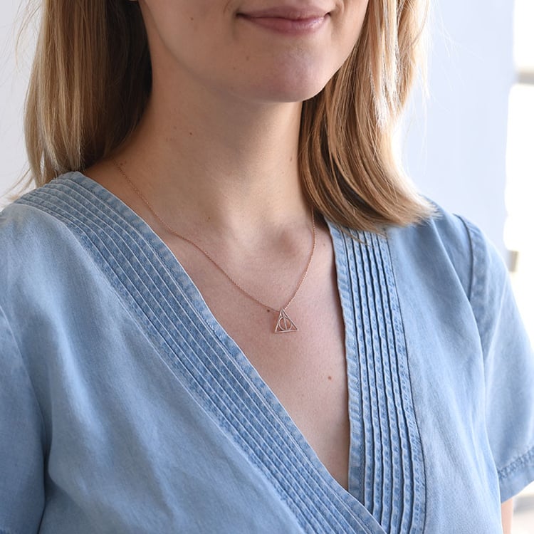 Gold Harry Potter Rosegold auf dem Hals 69506