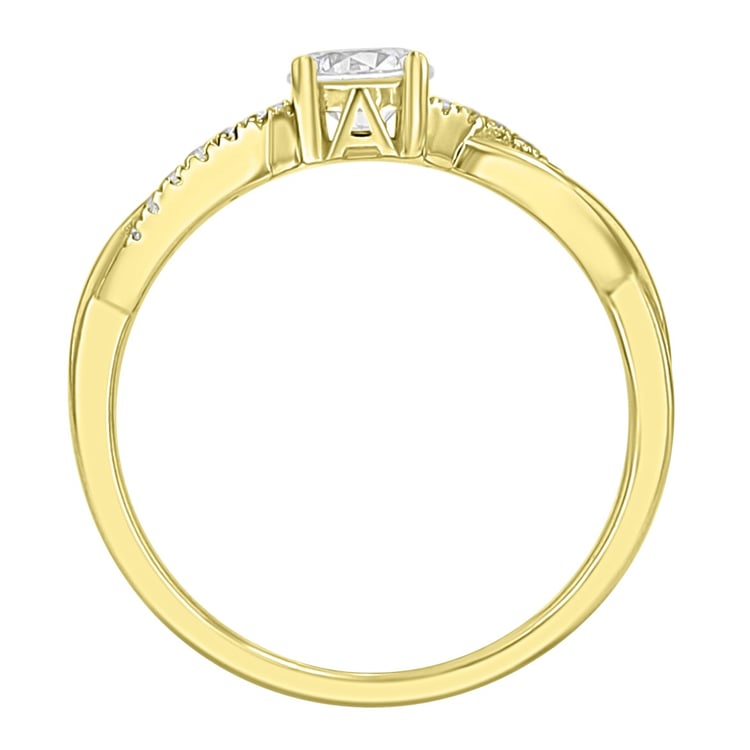 Verlobungsring mit Buchstabenund Lab Grown Diamanten Aliye 166917