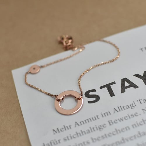 Modernes Goldarmband mit Diamanten Virginia