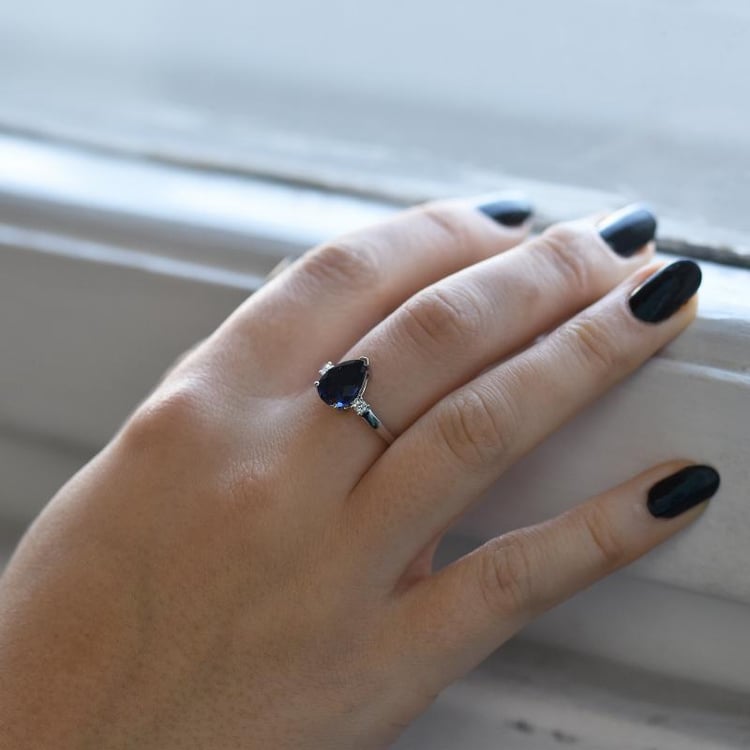 Saphirring aus Gold 36945