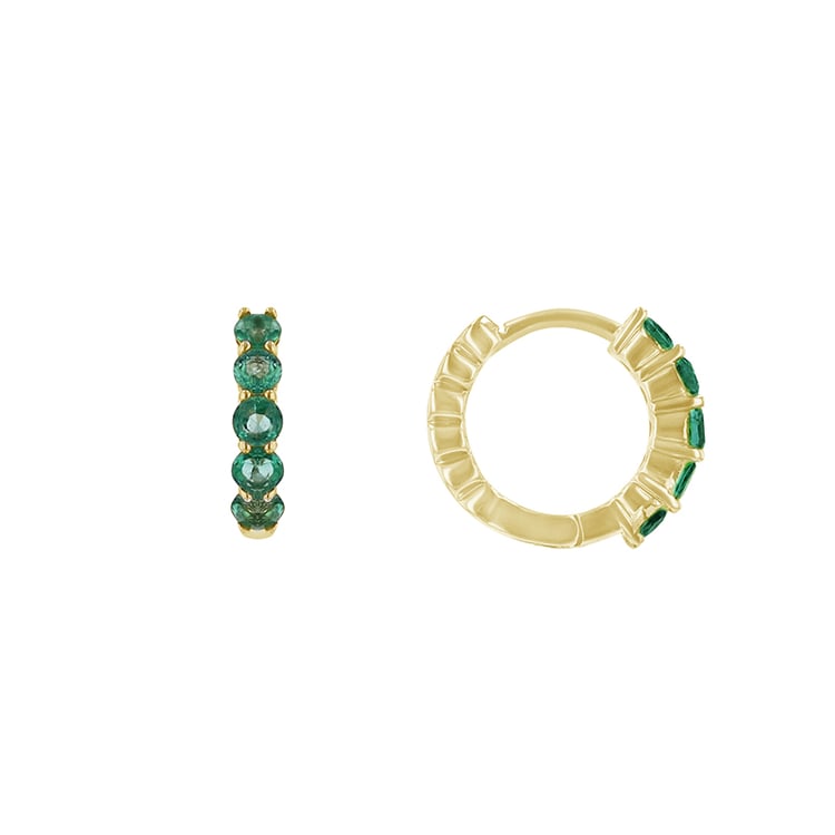 Zarte Ohrringe mit Smaragden Patton