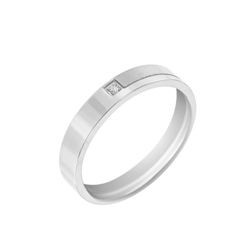 Goldene Eheringe mit Diamant Maskali