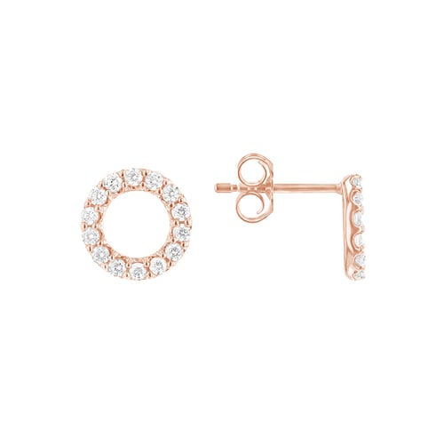 Karma-Ohrringe mit Diamanten Leonas