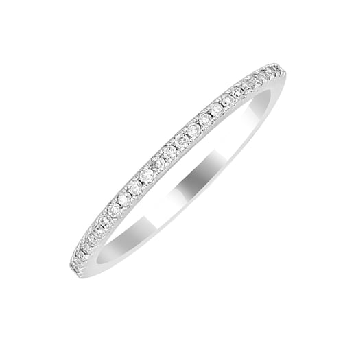 Halbeternity-Ring aus Gold mit Diamanten Oana