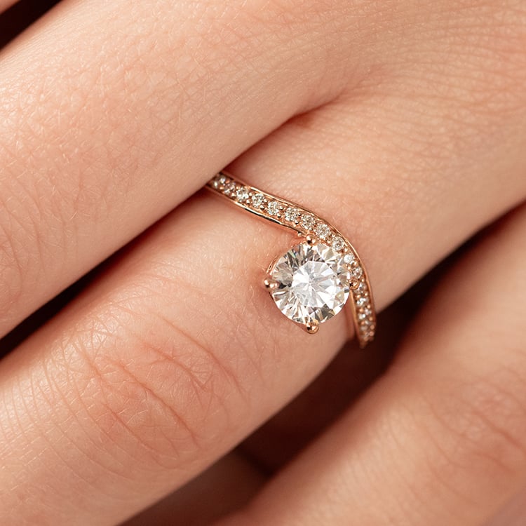 Unkonventioneller Verlobungsring mit Lab Grown Diamanten Sami 137603