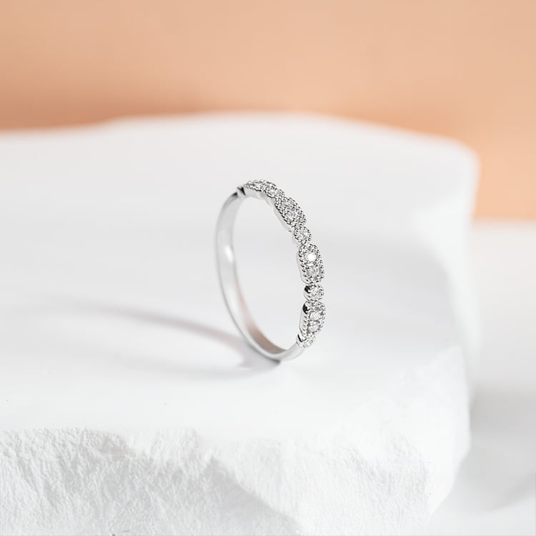 Silberner Eternity-Ring mit Lab Grown Diamanten Liam 151374