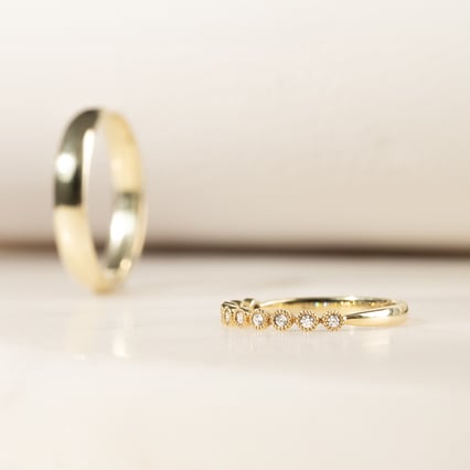 Minimalistischer Eternity-Ring mit Lab Grown Diamanten Danel