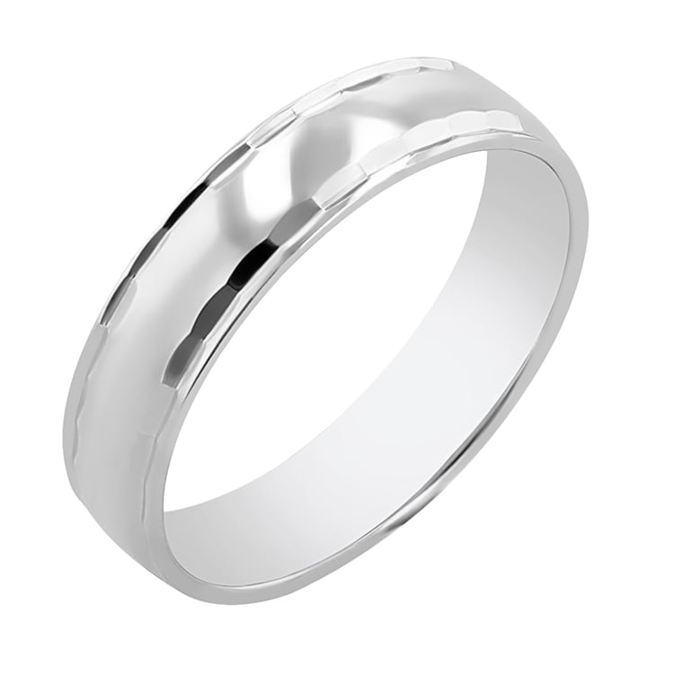 Goldene Eheringe mit dekorativen Rändern Presca 117268