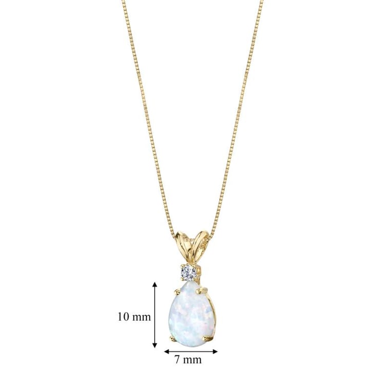 Opal und Diamanten Anhänger 22980