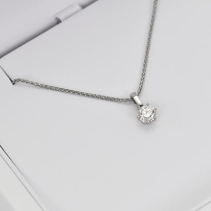 Platinanhänger mit Diamant Bette