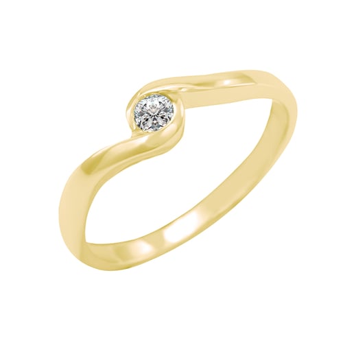 Verlobungsring mit Diamant Zanzo