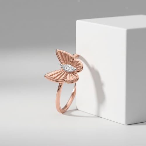 Ring aus Gold mit Lab Grown Diamanten Rachel