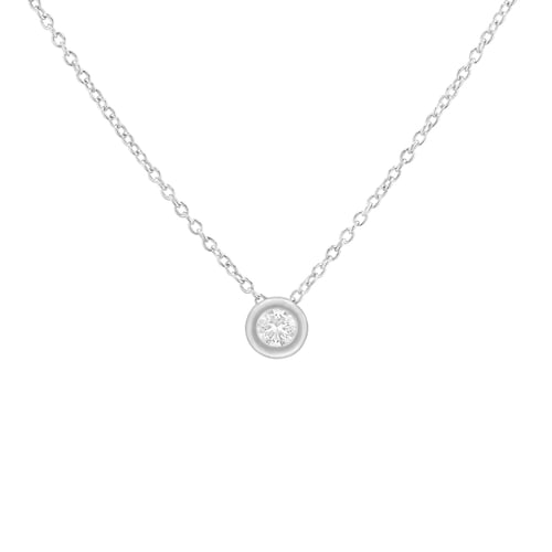 Halskette mit einem Diamanten im minimalistischen Stil Adrianna