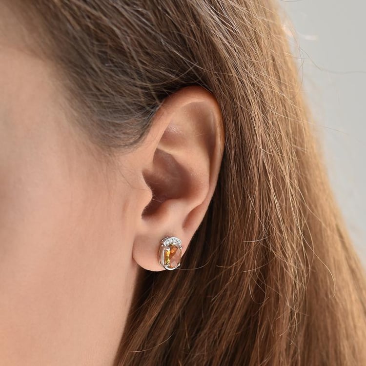 Citrinohrringe 36300