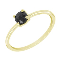 Verlobungsring mit schwarzem Diamanten Paolo