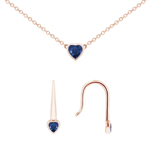 Schmuckset mit Saphiren Roshni