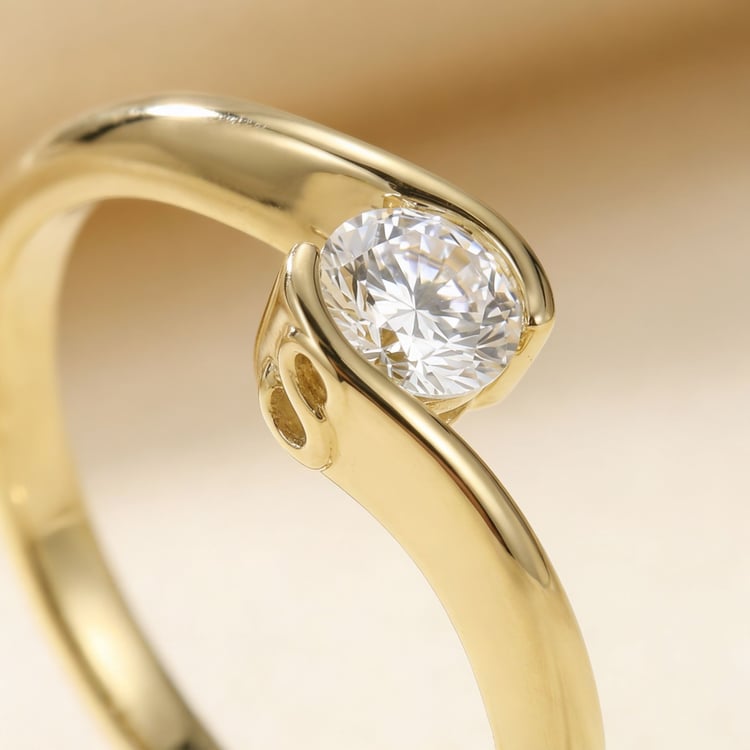 Verlobungsring mit Buchstabenund Lab Grown Diamanten Saffar 167564