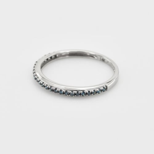 Memoire-Ring in Gold mit blauen Diamanten Oana