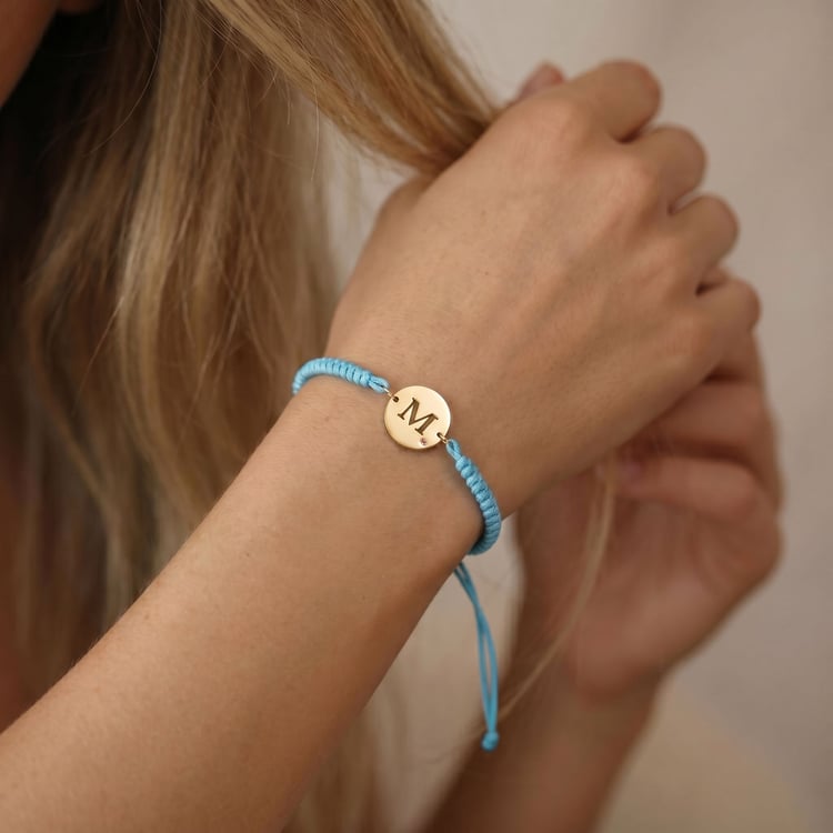Armband mit einem Anhänger mit Saphiren Zara 168628