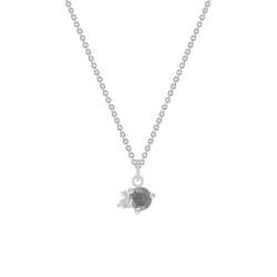 Goldener Anhänger mit Salt´n´Pepper Diamanten Niria