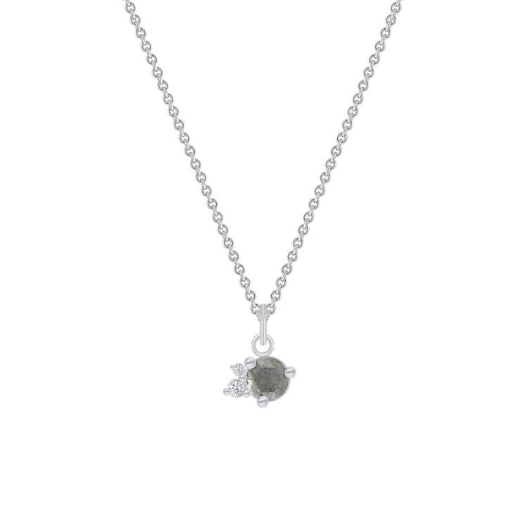 Goldener Anhänger mit Salt´n´Pepper Diamanten Niria