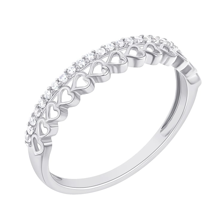 Romantischer Eternity-Ring mit Diamanten Jaska 89387
