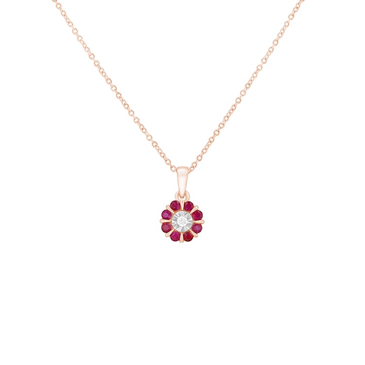 Anhänger mit Rubinen und Diamanten Greta 109810