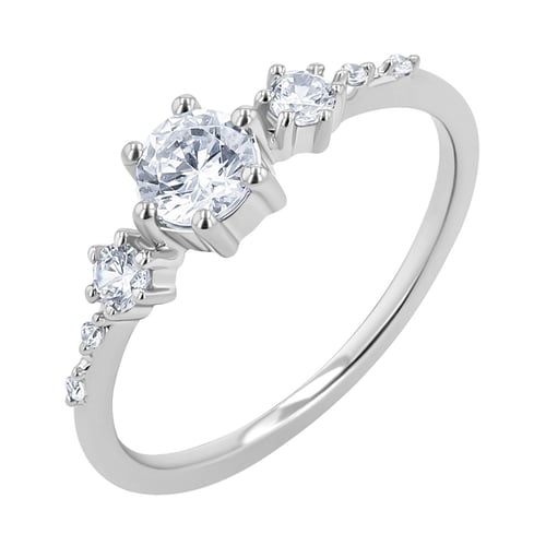 Verlobungsring mit Diamanten Willa