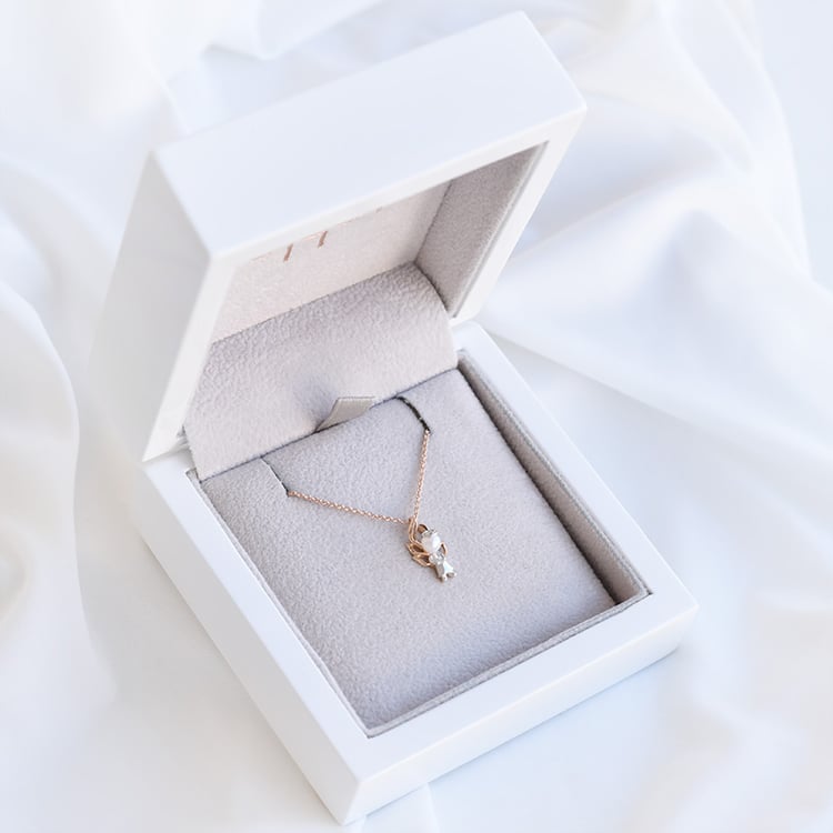 Anhänger mit Perle und Diamanten Sheri 91735