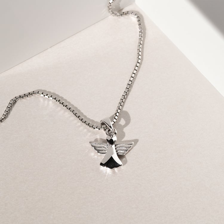 Silberner Anhänger mit Engel Michael 140148