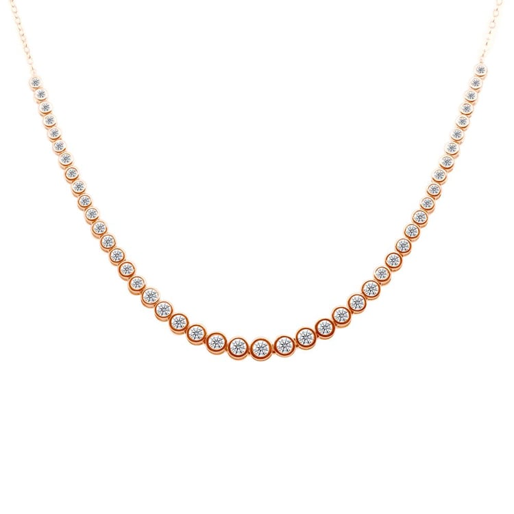 Luxuriöse Silberkette mit Diamanten SofiLuxuriöse Silberkette mit Diamanten Sofi 160358