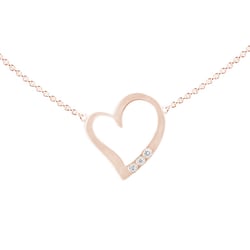 Kette mit Herz-Anhänger und Gravur Rimsha