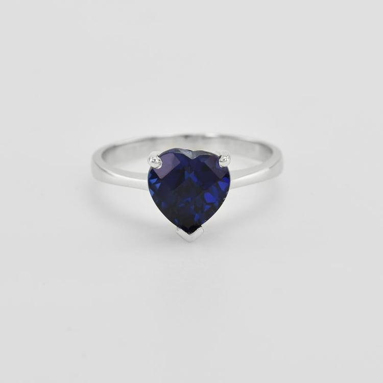 Goldring mit Saphirherz Perry 38272